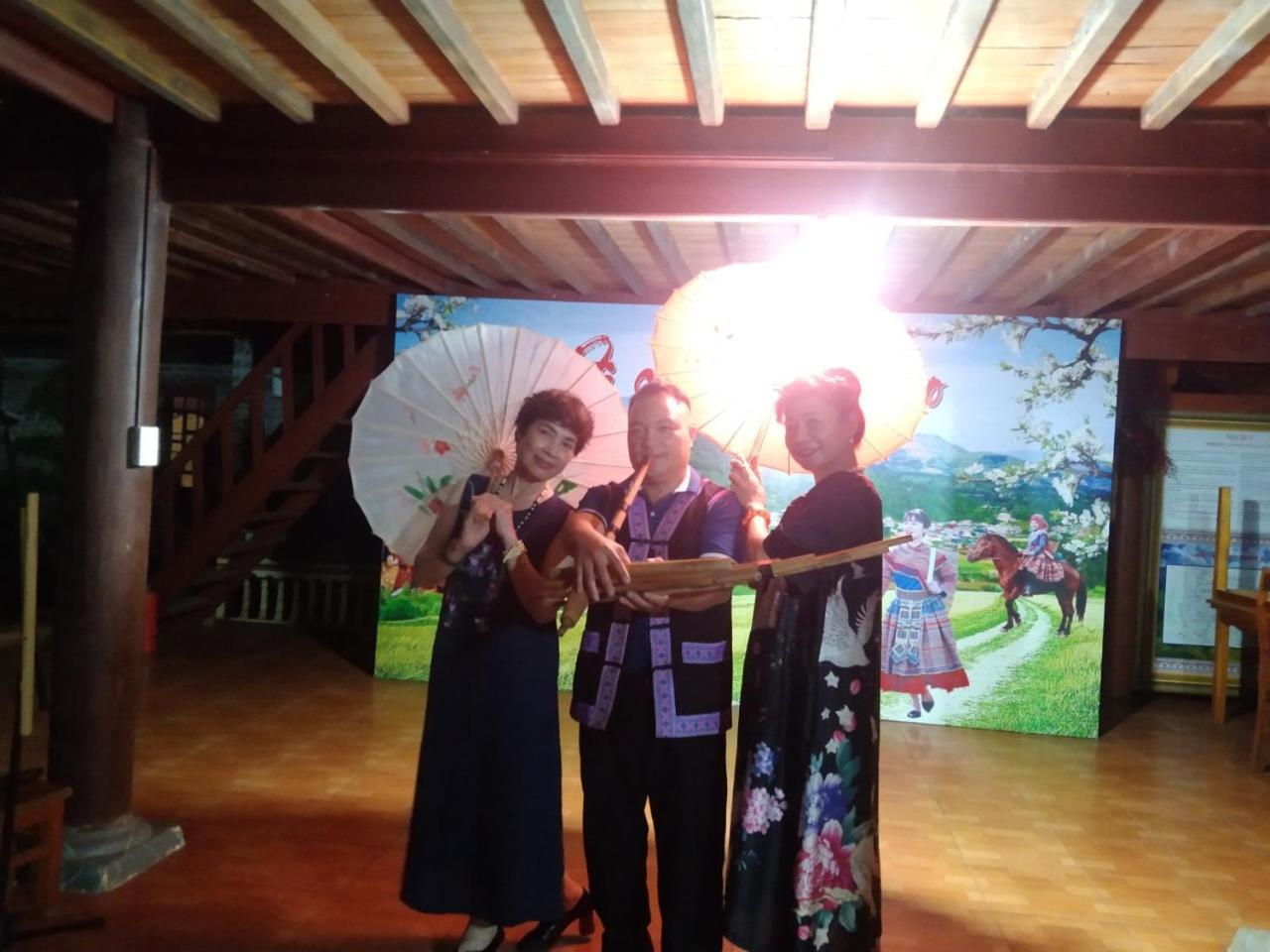 A Lin Homestay Bac Ha Экстерьер фото