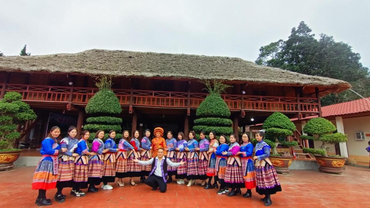 A Lin Homestay Bac Ha Экстерьер фото