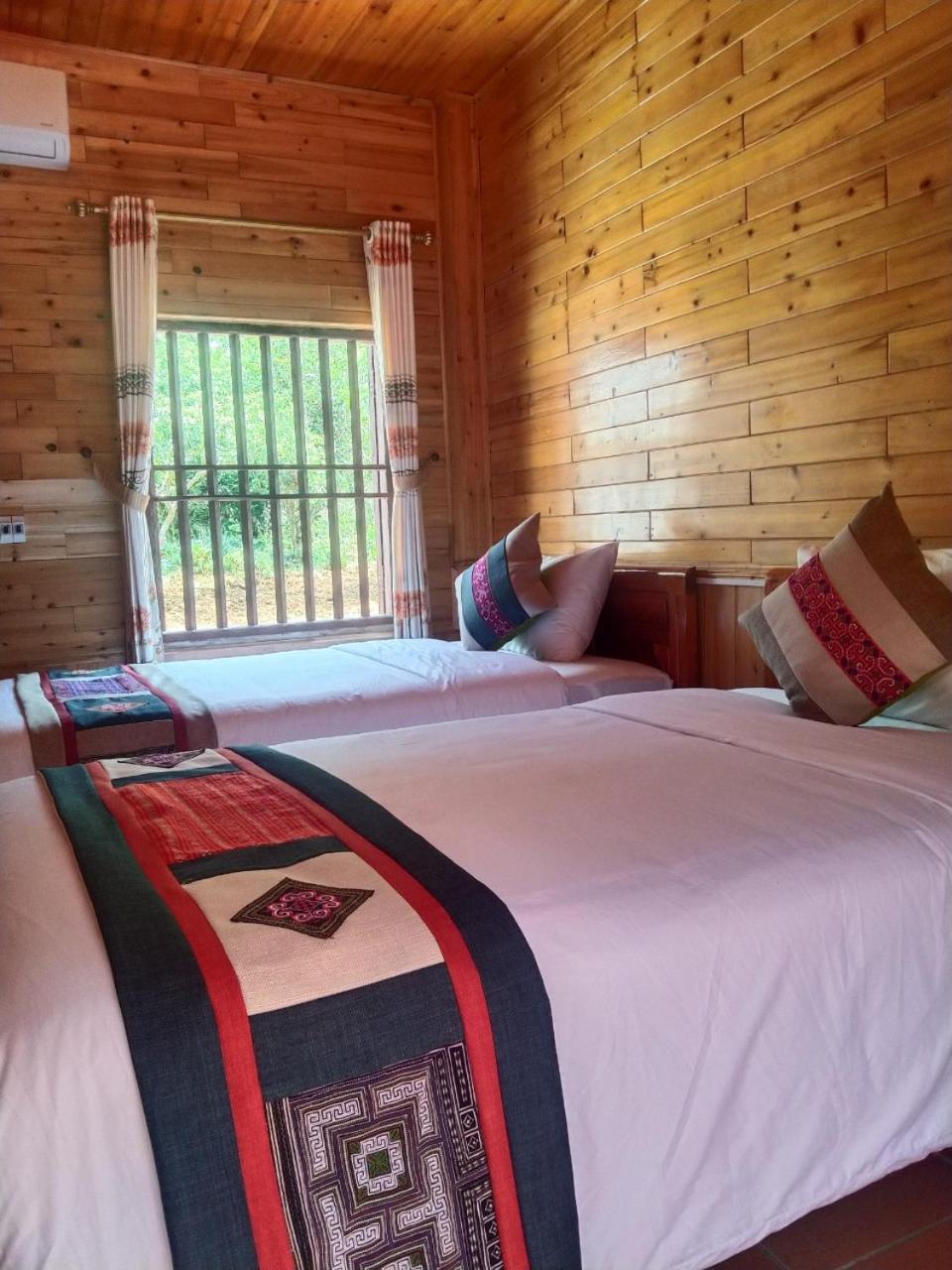 A Lin Homestay Bac Ha Экстерьер фото